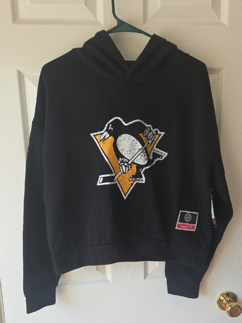 Mitchell and Ness Pittsburgh Penguins Hoodie S NWT Team Logo $90 NHL Hockey